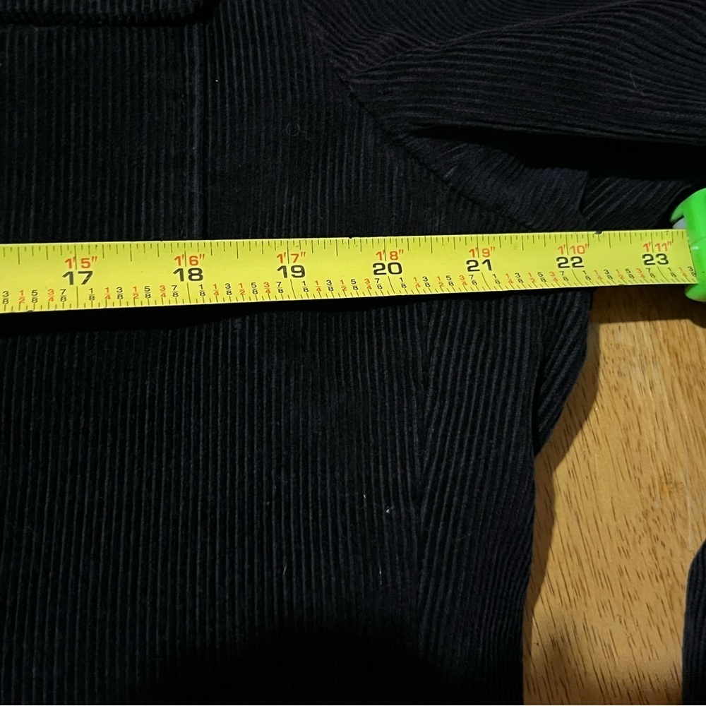 NWOT Claiborne Mens Corduroy Black Sports Coat Blazer Jacket SZ 42R - Picture 10 of 16